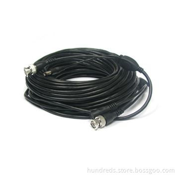 CCTV Cable with BNC and DC Connector, Available in 15/20/30/50m Length